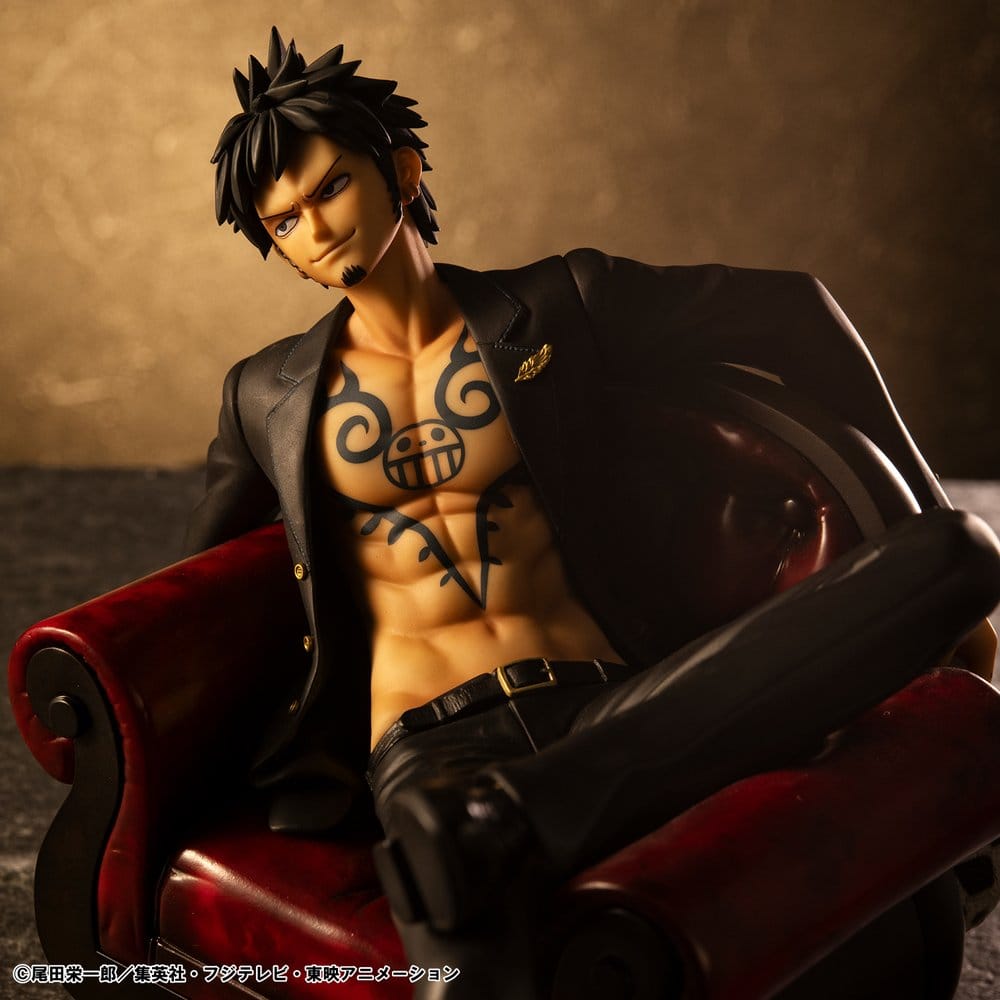 One Piece Portrait.Of.Pirates "S.O.C" PVC Figure Trafalgar Law Ver.R - Megahouse Statues