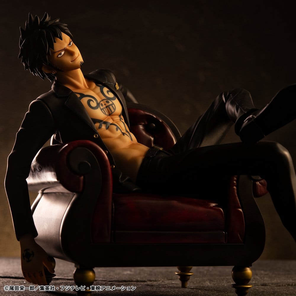 One Piece Portrait.Of.Pirates "S.O.C" PVC Figure Trafalgar Law Ver.R - Megahouse Statues