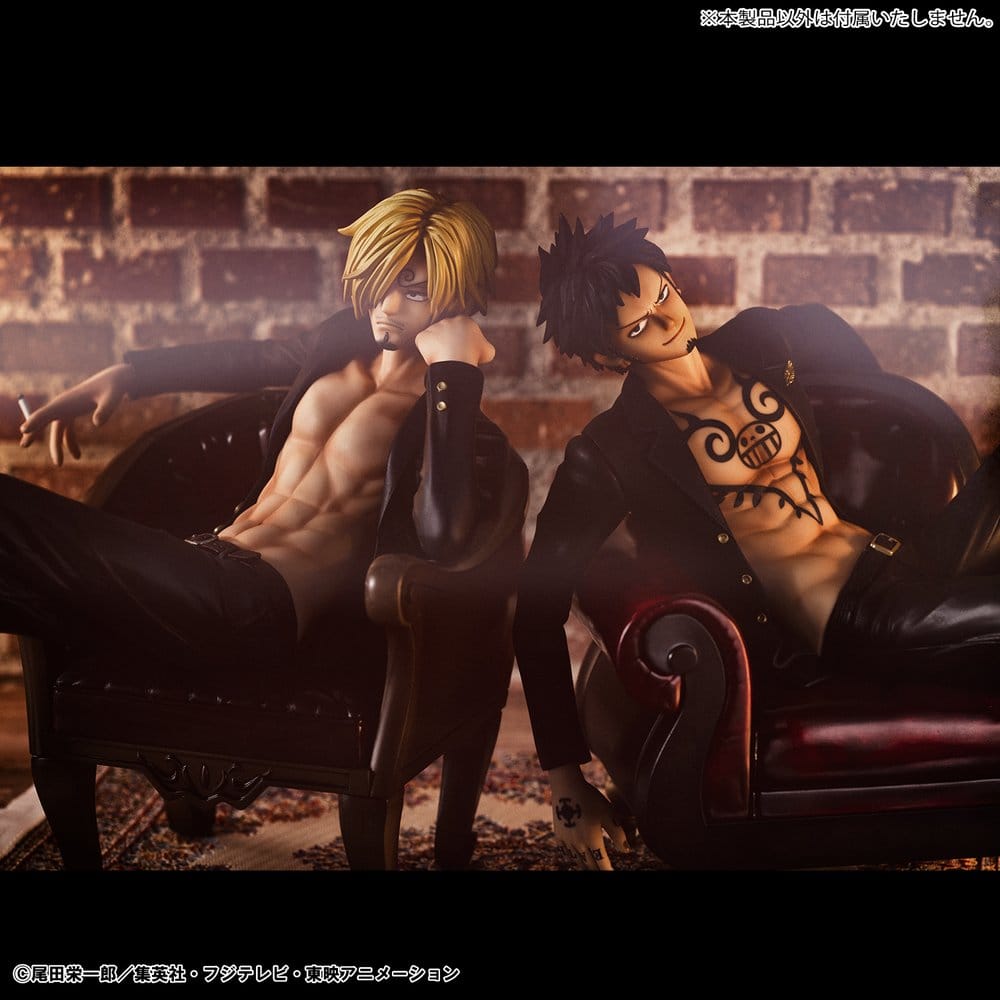 One Piece Portrait.Of.Pirates "S.O.C" PVC Figure Trafalgar Law Ver.R - Megahouse Statues