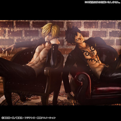 One Piece Portrait.Of.Pirates "S.O.C" PVC Figure Trafalgar Law Ver.R - Megahouse Statues