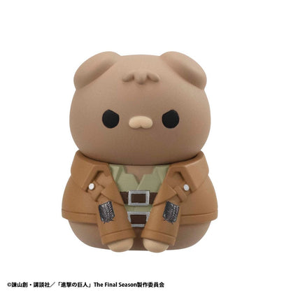 Attack on Titan Mega Cat Project Mini Figures Attack on Tinyan Gathering Scout Regiment danyan! 3 cm Blind Box Display Box Qty 8 (Repeat) - Megahouse Mini Figures, Blind Boxes