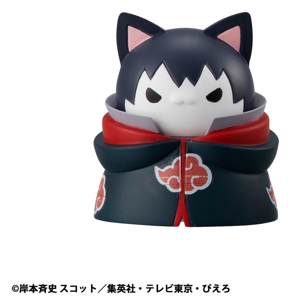 Naruto Shippuden Mega Cat Project Trading Figure Defense Battle of Village of Konoha! 3 cm Nyaruto! Blind Box Assortment Box Qty 8 (re-run) - Megahouse Mini Figures, Blind Boxes