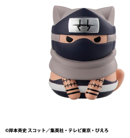 Naruto Shippuden Mega Cat Project Trading Figure Defense Battle of Village of Konoha! 3 cm Nyaruto! Blind Box Assortment Box Qty 8 (re-run) - Megahouse Mini Figures, Blind Boxes