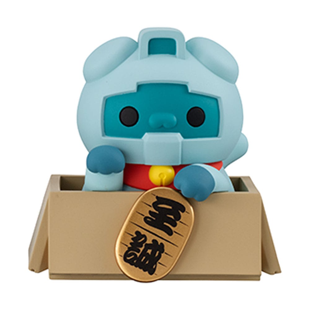 Mobile Suit Gundam Mega Cat Project Trading Figure 6-Pack Cats Luckycat 6 cm Blind Box (with gift) - Megahouse Mini Figures, Blind Boxes
