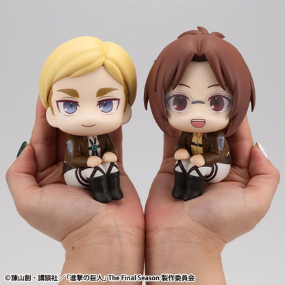 Attack on Titan Look Up PVC Statues Hange Zoe & Erwin Smith (with gift) 11 cm - Megahouse Statues