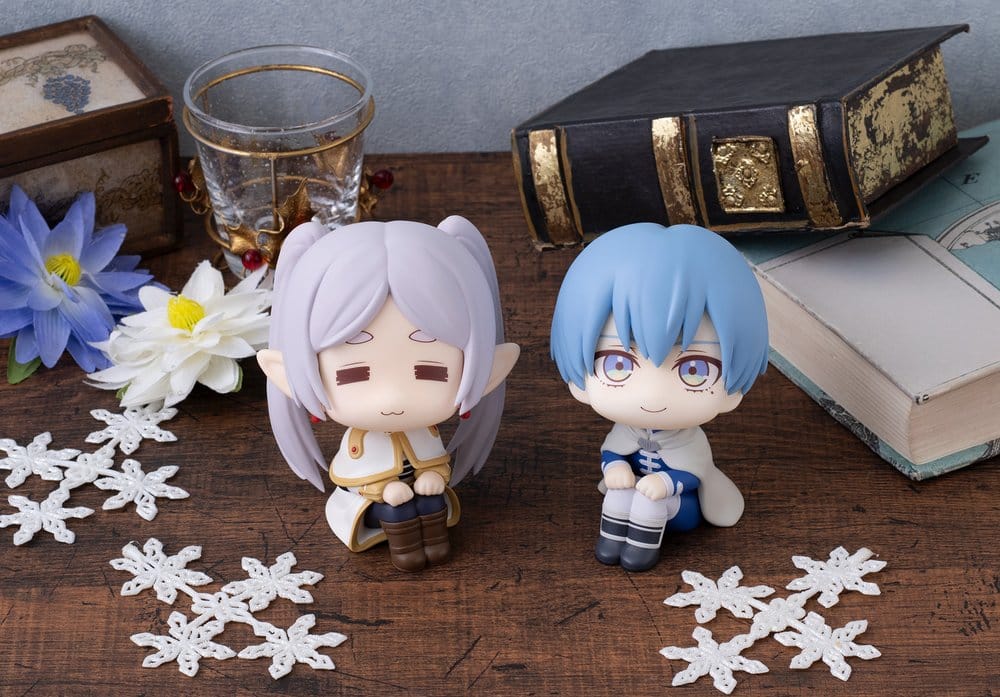 Frieren: Beyond Journey's End Look Up PVC Statues Droopy Face Ver. & Himmel 11 cm (with gift) - Megahouse Statues