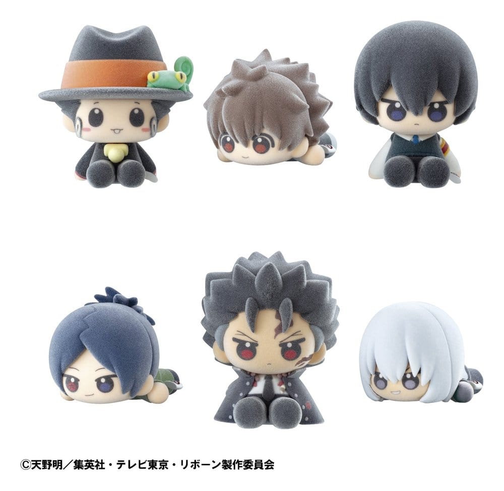 Katekyo Hitman Reborn! Nuippo Minifigures 6 cm Blind Box Display Box Qty 6 (Repeat) - Megahouse Mini Figures, Blind Boxes