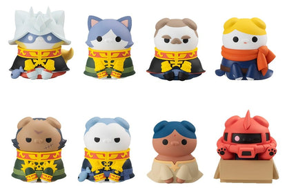 Gundam Mega Cat Project Mini Figures Nyandam We are the Principality of Zeon! Blind Box Assortment Box Qty 8 (Repeat) - Megahouse Mini Figures, Blind Boxes