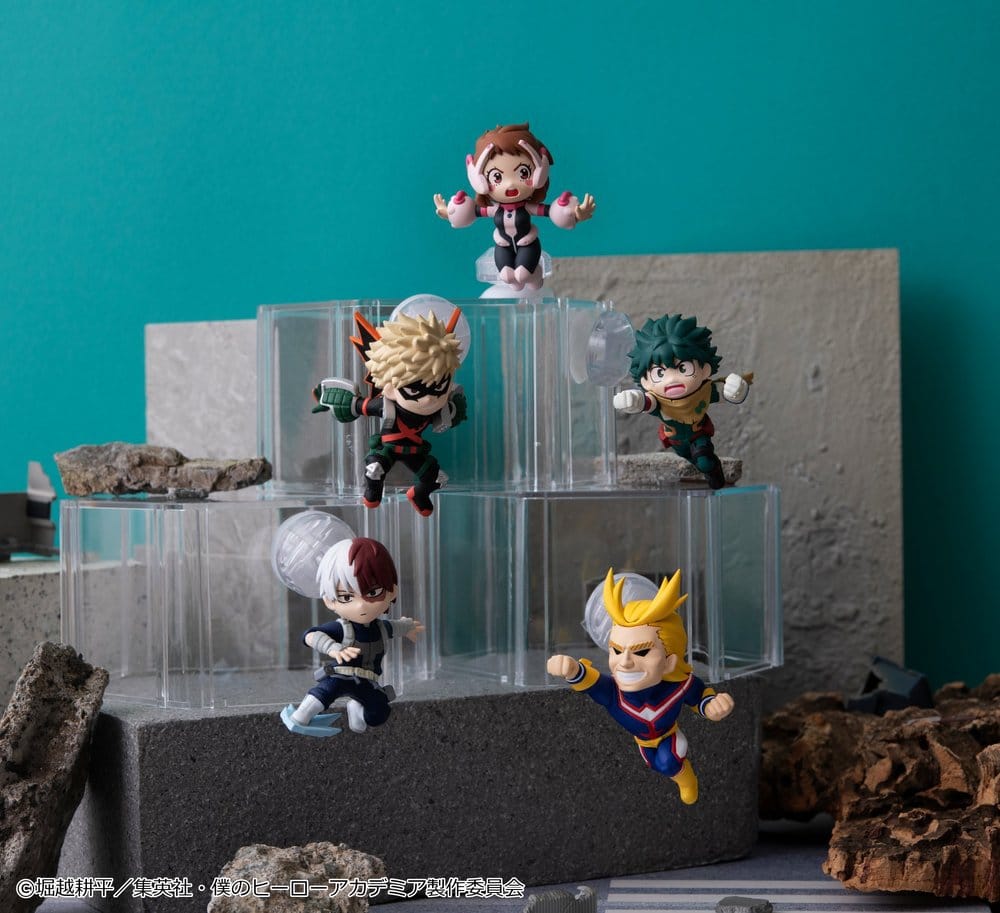 My Hero Academia Tobimas Mini Figures Blind Box Display (6)