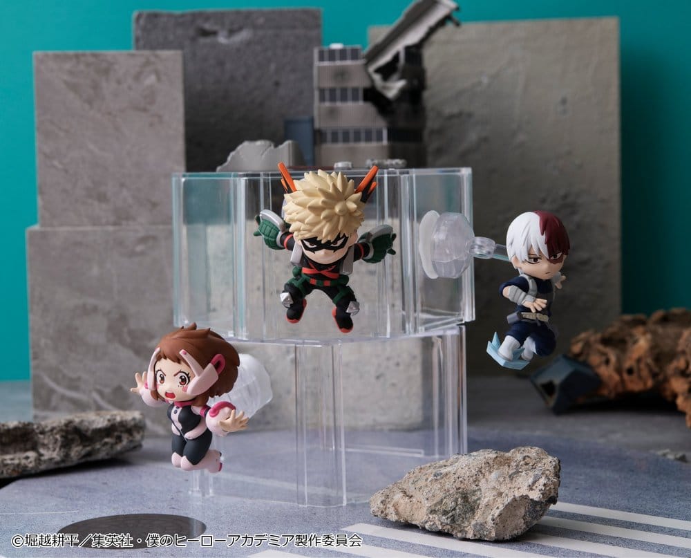 My Hero Academia Tobimas Mini Figures Blind Box Display (6)