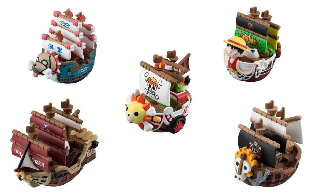 One Piece YuraColle Series Grand Line Collection Vol.3 Mini Figures 6 cm Blind Box Display Box Qty 6 - Megahouse Mini Figures, Blind Boxes