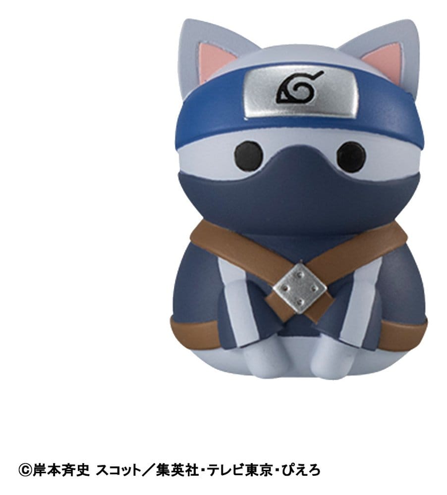 Naruto Shippuden Mega Cat Project Nyaruto! Once upon a time in Konoha village Mini Figures 3 cm Blind Box Display Box Qty 8 (Repeat) - Megahouse Mini Figures, Blind Boxes