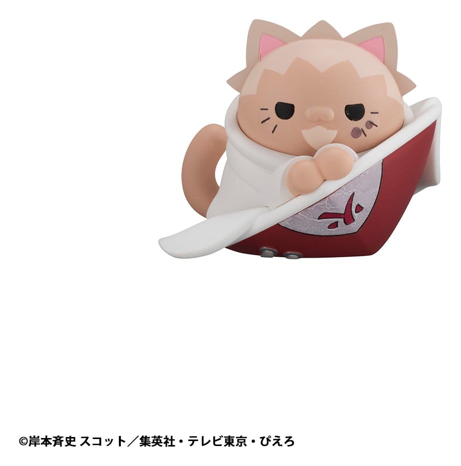 Naruto Shippuden Mega Cat Project Nyaruto! Mini Figures The bond between master and disciple ver. Blind Box Assortment Box Qty 8 (Repeat) - Megahouse Blind Boxes