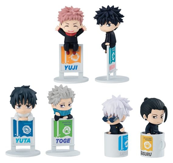 Jujutsu Kaisen Ochatomo Series Mini Figures Anime 5th Anniversary Blind Box Assortment Box Qty 6 - Megahouse Mini Figures, Blind Boxes
