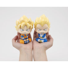 Dragon Ball DAIMA Look Up PVC Figures 2-Pack Super Saiyan Son Goku (mini) & Super Saiyan Vegeta (mini) 11 cm (with gift) - Megahouse Statues