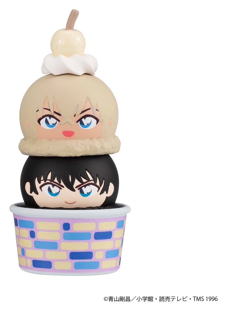 Detective Conan Tsumichen Stack up & Change Mini Figures 8 cm Blind Box Assortment Box Qty 6 - Megahouse Mini Figures, Blind Boxes