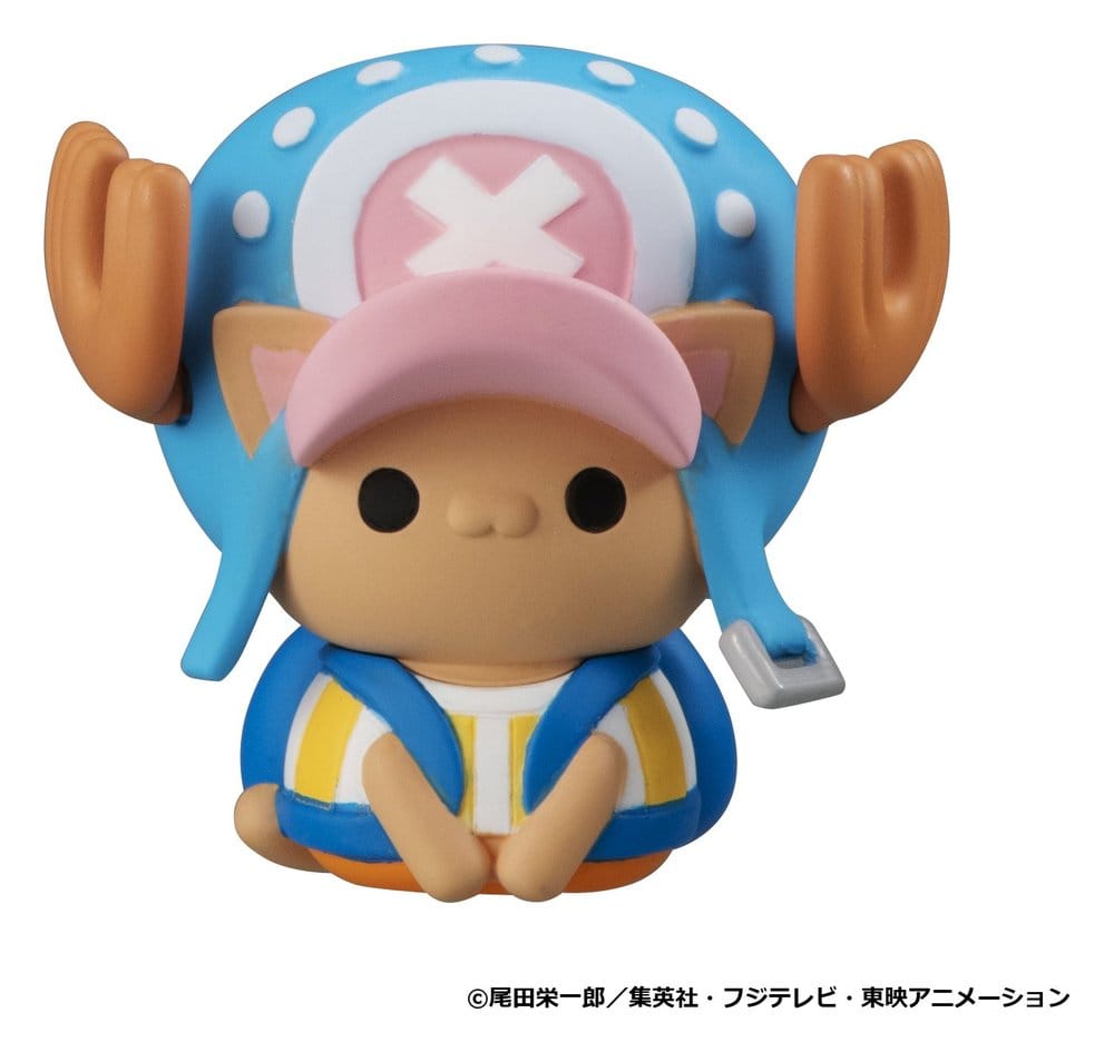 One Piece Mega Cat Project Mini Figures NyanPieceNyan! I'm gonna be king of Paw-rates!! Blind Box Assortment Box Qty 8 (Repeat) - Megahouse Blind Boxes