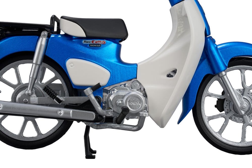 Honda Kaitanics Plastic Model Kit Super Cub 110 Glint Wave Blue Metalic - Megahouse Model Kits