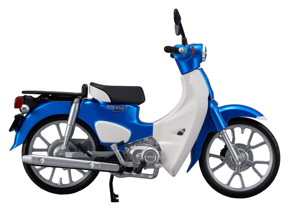 Honda Kaitanics Plastic Model Kit Super Cub 110 Glint Wave Blue Metalic - Megahouse Model Kits
