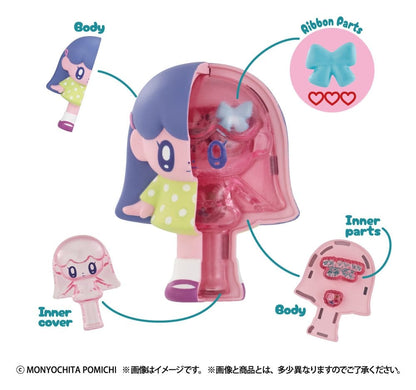Inside Fantasy Mini Figures Monyogirl Blind Box Display (4) - MegaHouse Blind Boxes