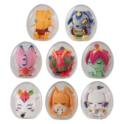 Digimon Adventure Mega Egg Figure Mini Figures Good Night Digicolle! Blind Box Display (8) - MegaHouse Blind Boxes