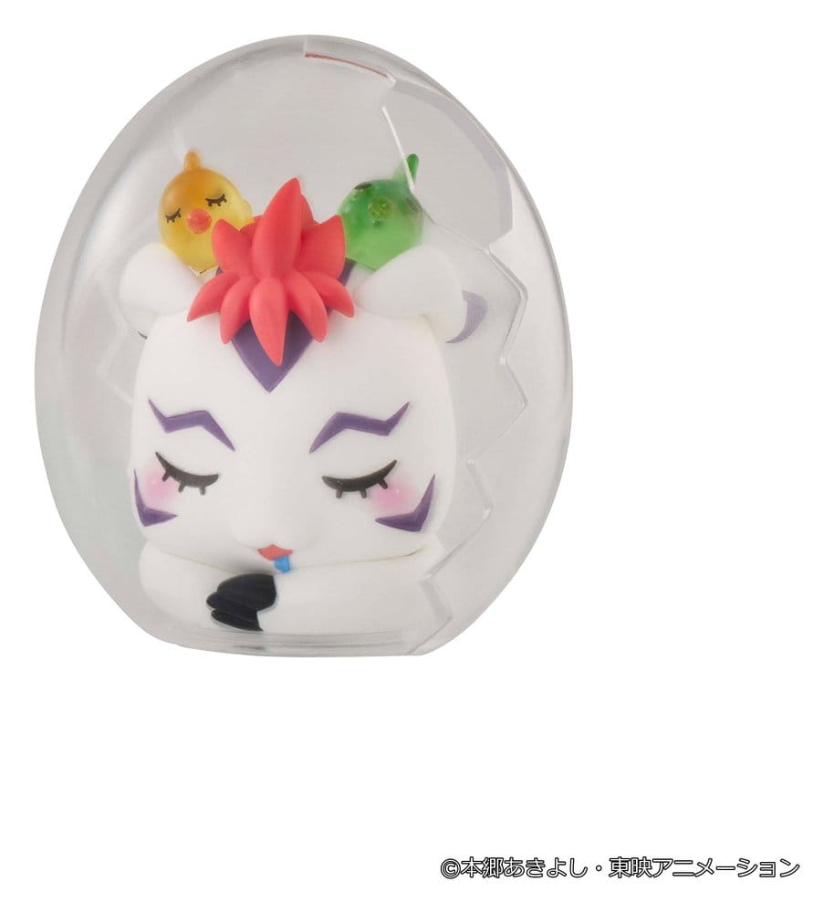Digimon Adventure Mega Egg Figure Mini Figures Good Night Digicolle! Blind Box Display (8)
