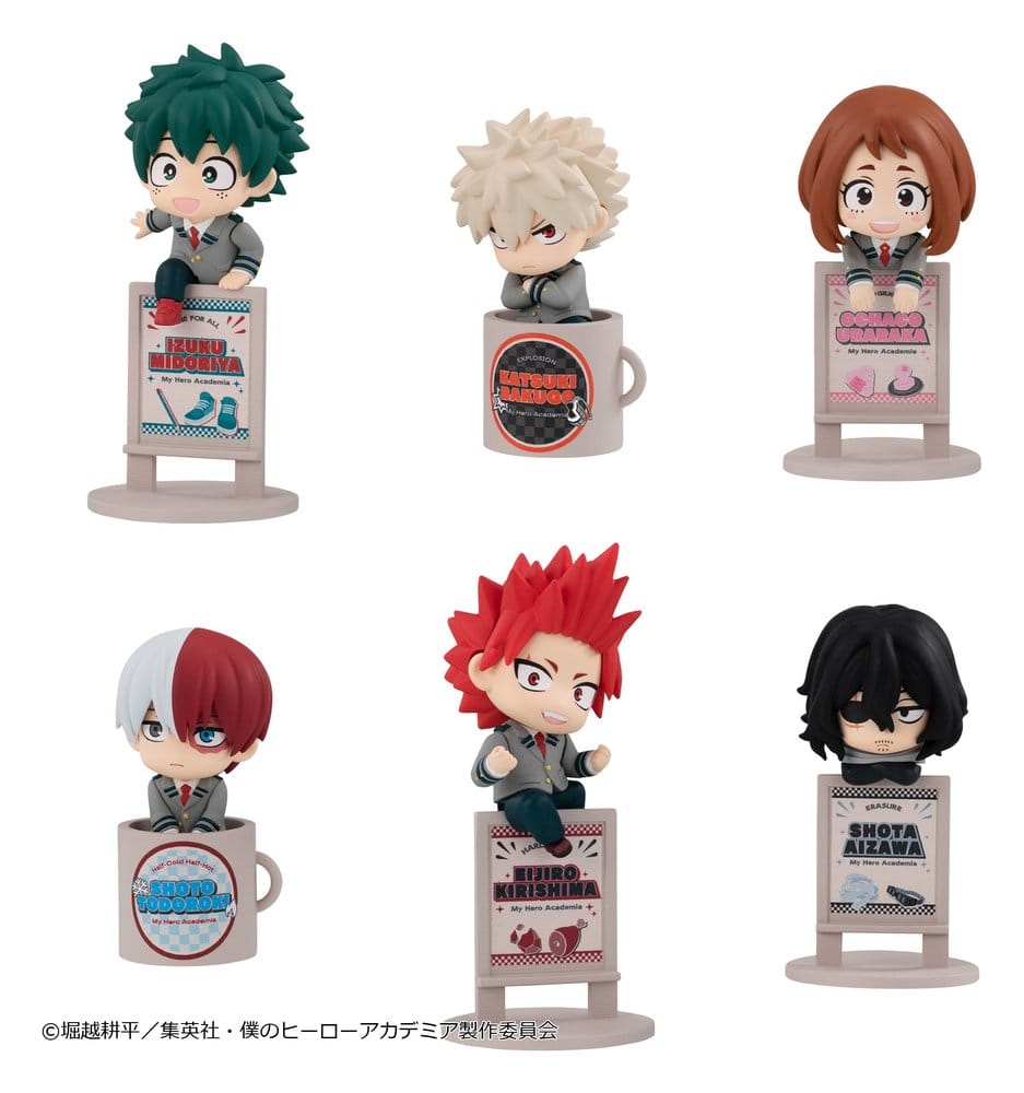 My Hero Academia Ochatomo Series Mini Figures A Little Break Tea Time Blind Box Display (6)