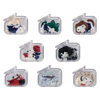 My Hero Academia Mega Cat Project Mini Figures Good Night Heroaca Cats Blind Box Display (8) - MegaHouse Blind Boxes