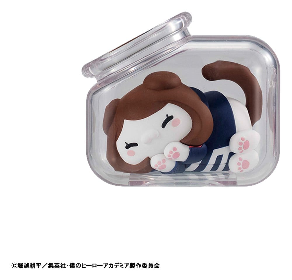 My Hero Academia Mega Cat Project Mini Figures Good Night Heroaca Cats Blind Box Display (8)