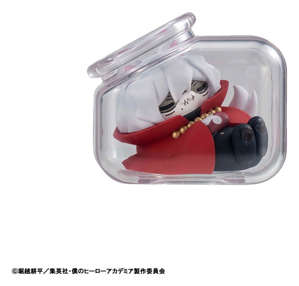 My Hero Academia Mega Cat Project Mini Figures Good Night Heroaca Cats Blind Box Display (8)