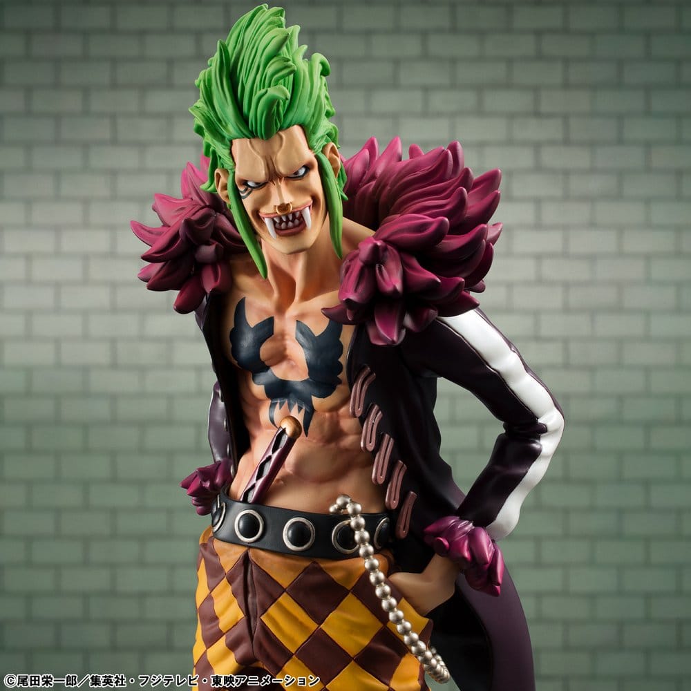 One Piece Portrait.Of.Pirates "Limited Edition" PVC Figure Bartolomeo the Cannibal (Limited Repeat) - Megahouse Statues