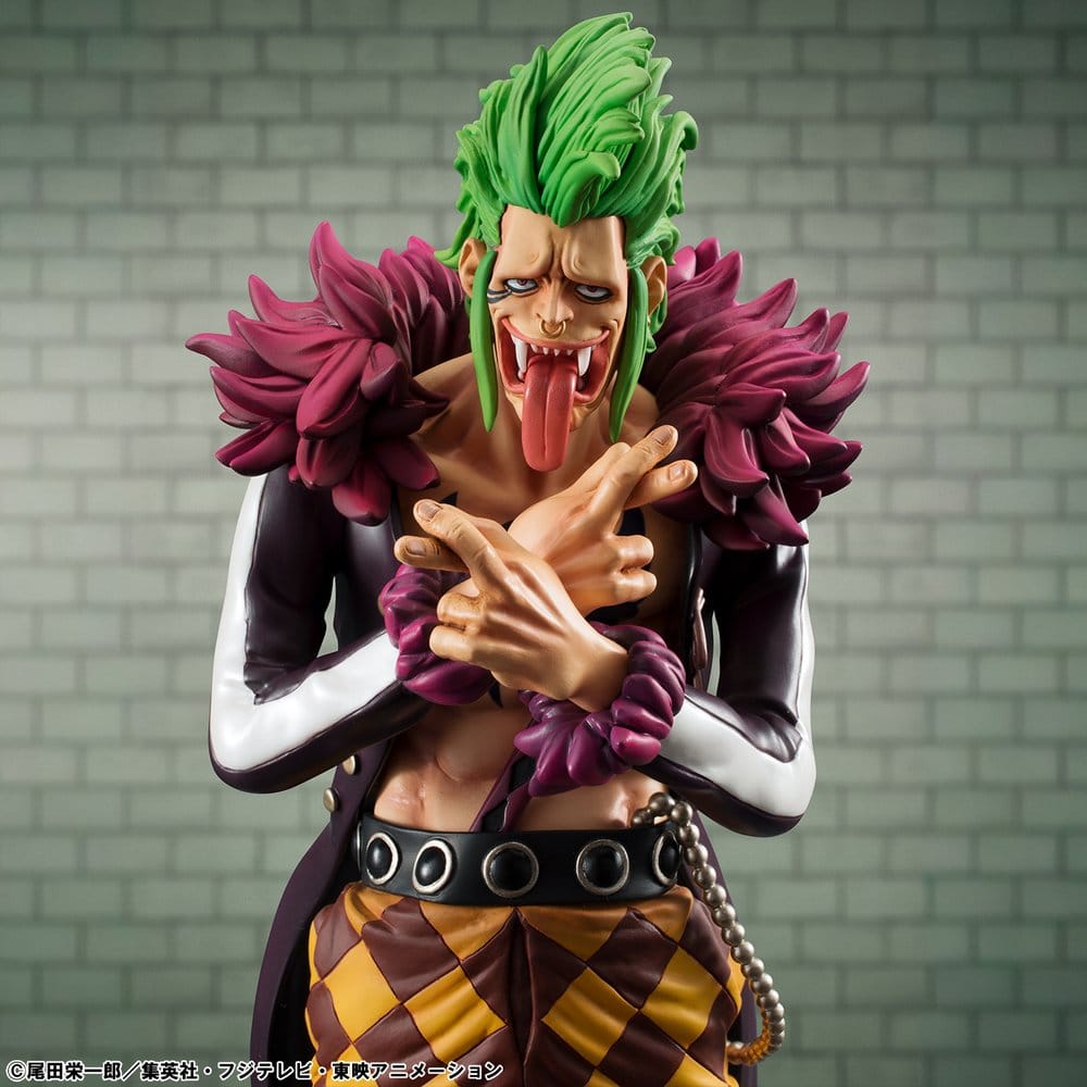 One Piece Portrait.Of.Pirates "Limited Edition" PVC Figure Bartolomeo the Cannibal (Limited Repeat) - Megahouse Statues