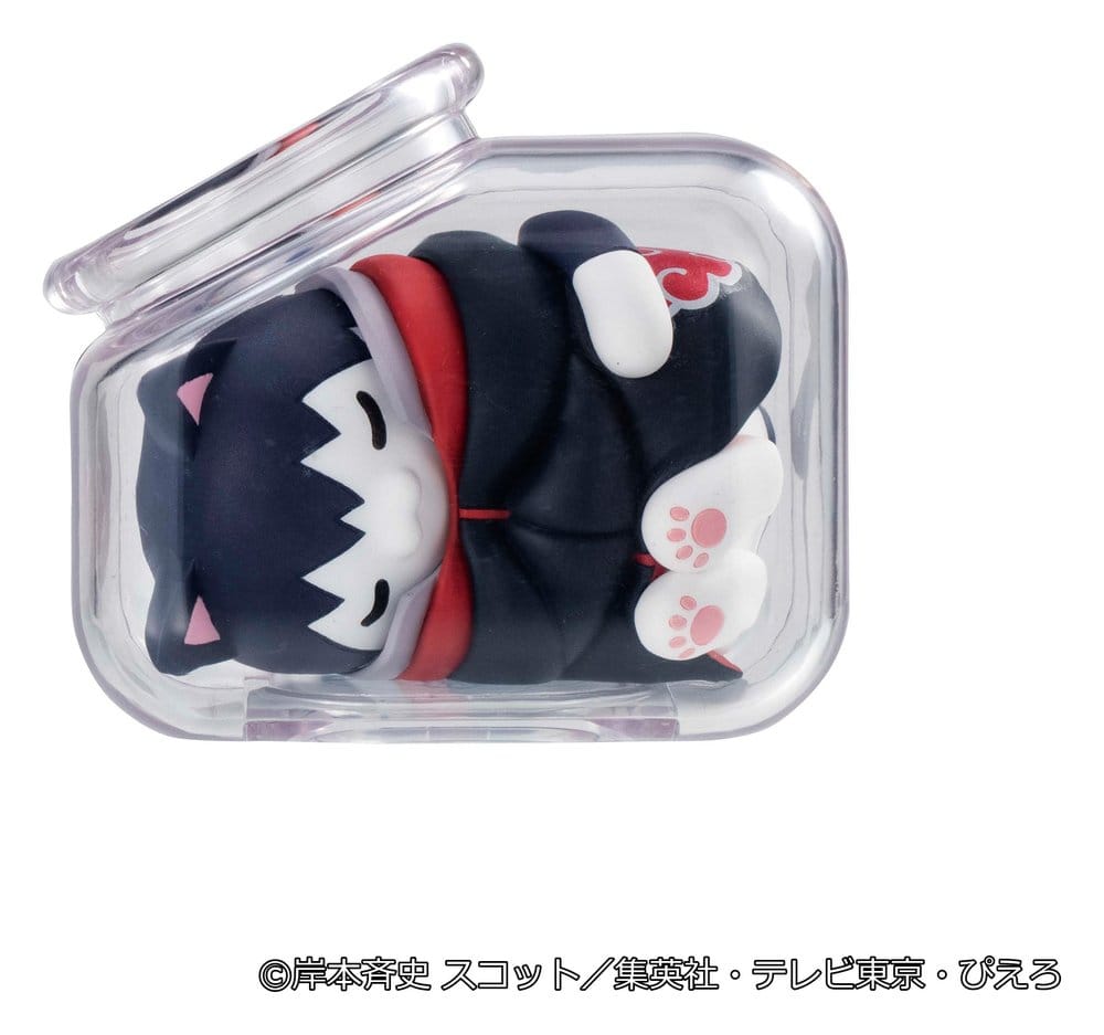 Naruto Shippuden Mega Cat Project Mini Figures Good Night Nyaruto! Gathering Akatsuki Edition Vol. 1 Blind Box Display (8)