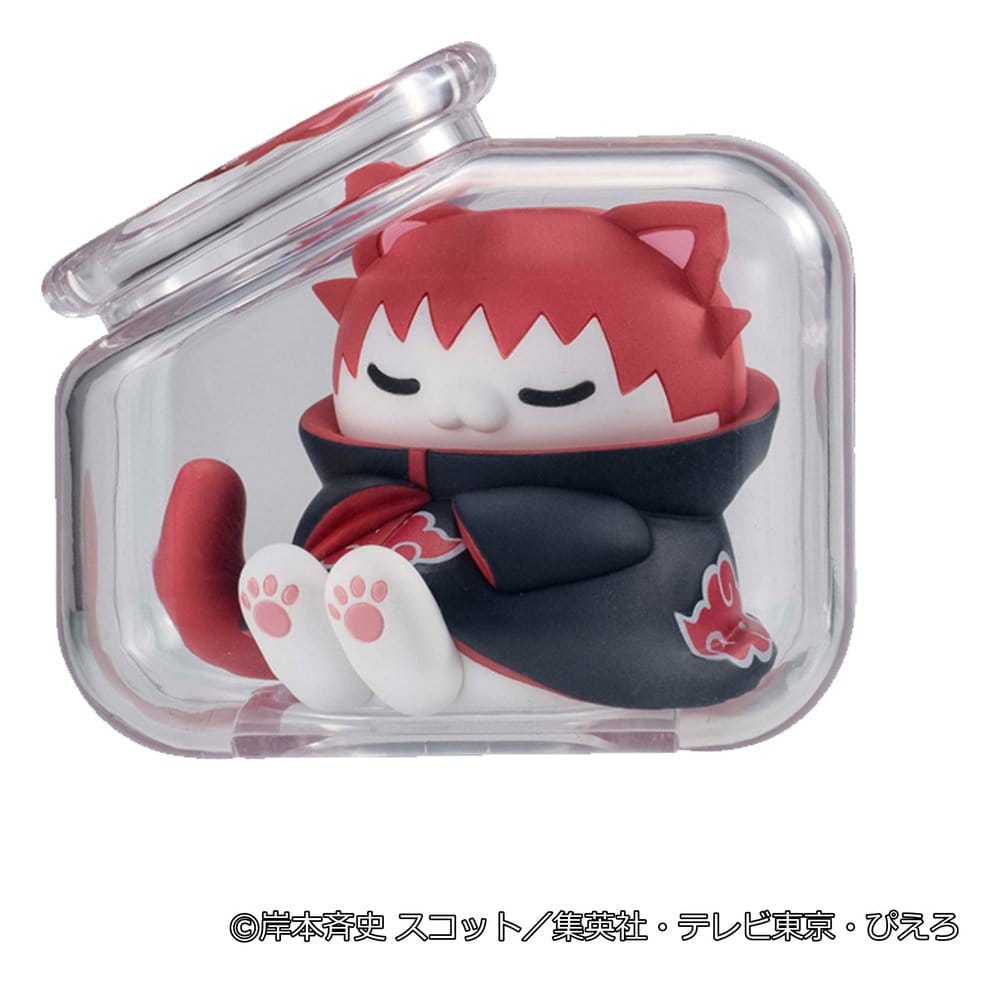 Naruto Shippuden Mega Cat Project Mini Figures Good Night Nyaruto! Gathering Akatsuki Edition Vol. 1 Blind Box Display (8)