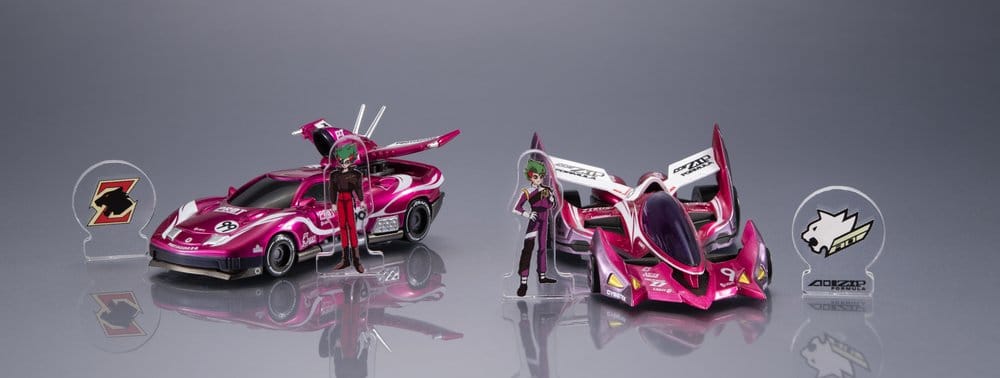 Future GPX Cyber Formula Cyber Formula Collection -Heritage Edition- Vehicles 2-Pack Proto Jaguar Z-6 & Aoi Stealth Jaguar Z-7 - Megahouse Vehicles