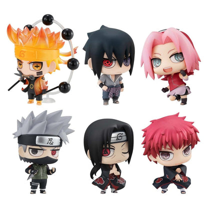 Naruto Shippuden ChimiMega Series Mini Figures Mascot Collection 1 Blind Box Display (6) - MegaHouse Blind Boxes