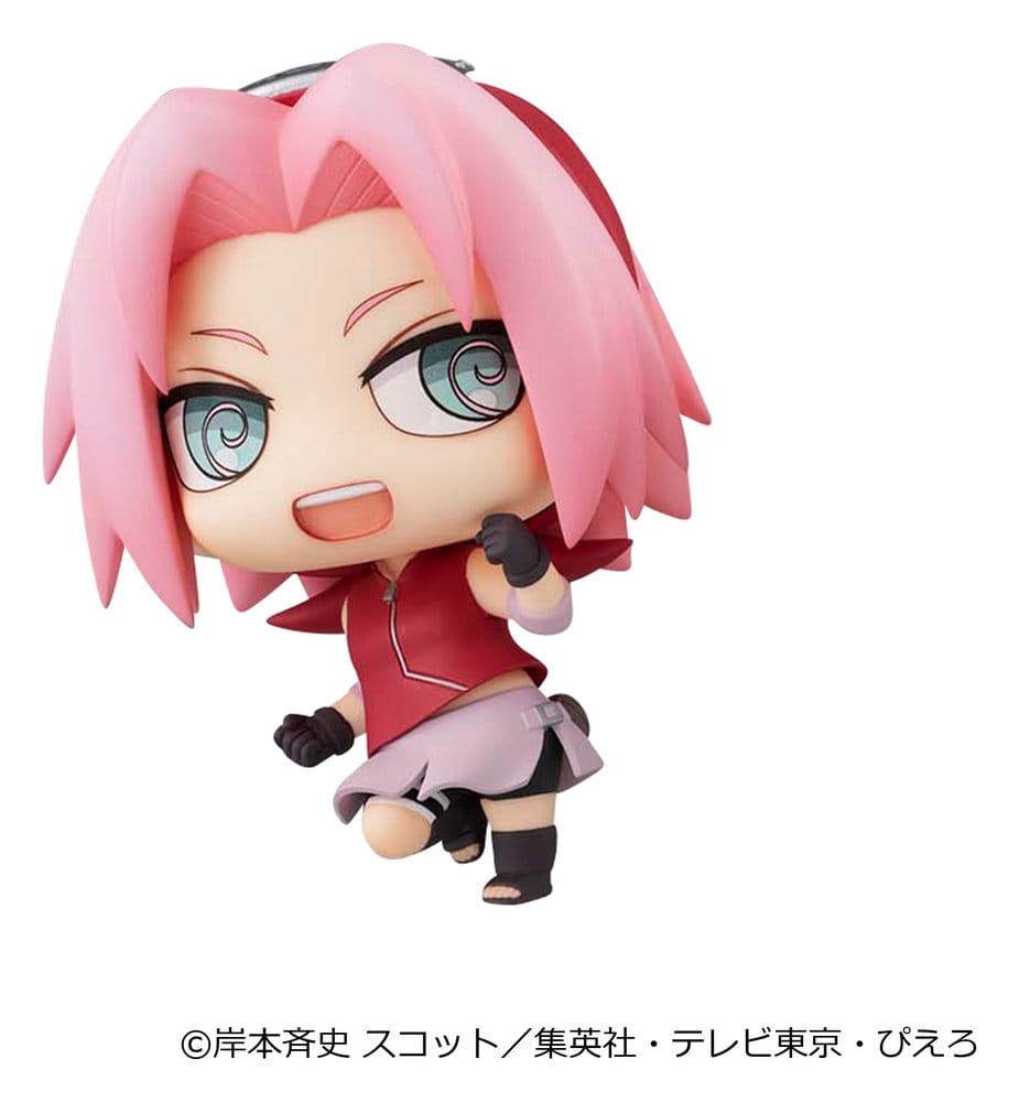 Naruto Shippuden ChimiMega Series Mini Figures Mascot Collection 1 Blind Box Display (6)