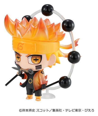 Naruto Shippuden ChimiMega Series Mini Figures Mascot Collection 1 Blind Box Display (6) - MegaHouse Blind Boxes