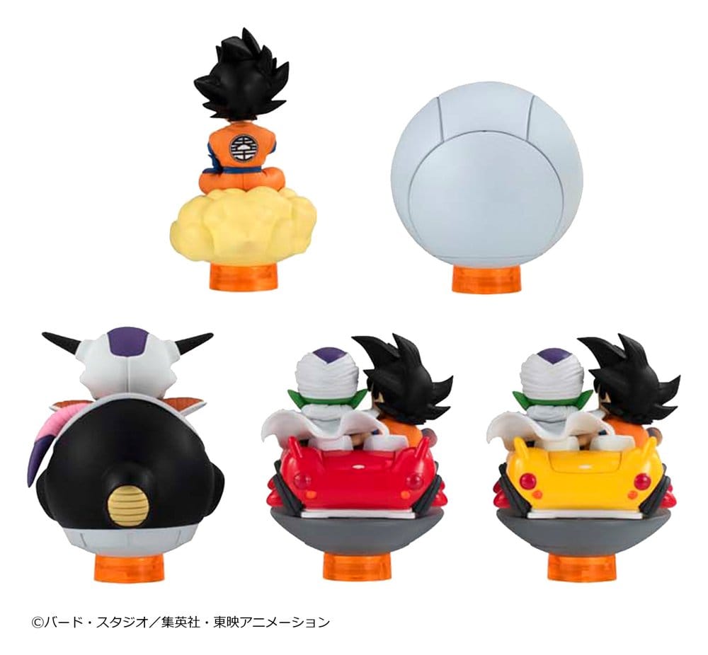 Dragon Ball Z Yuracolle Series Mini Figures Collection 01 Blind Box Display (6)