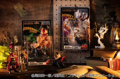 One Piece Wallstar PVC Figures 2-Pack Monkey D. Luffy Gear Fifth & Roronoa Zoro (with gift)