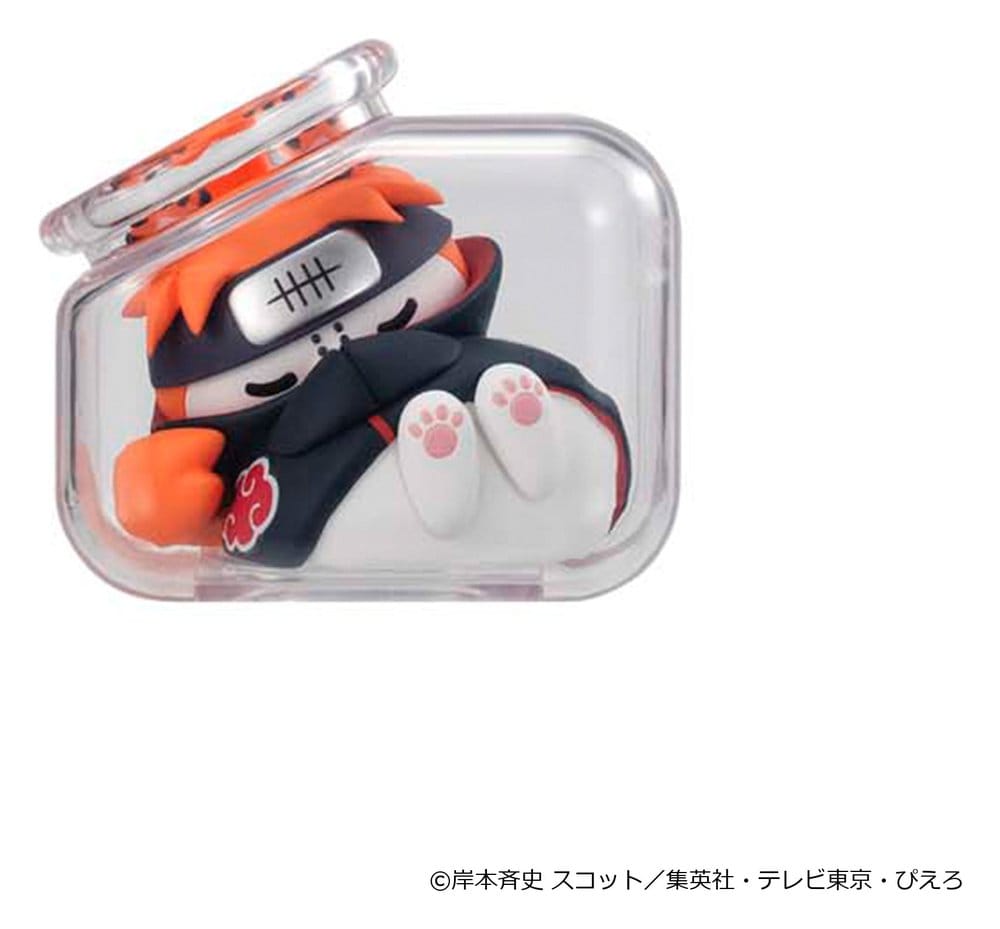 Naruto Shippuden Mega Cat Project Mini Figures Good Night Nyaruto! Gathering Akatsuki Edition Vol. 2 Blind Box Display (8)