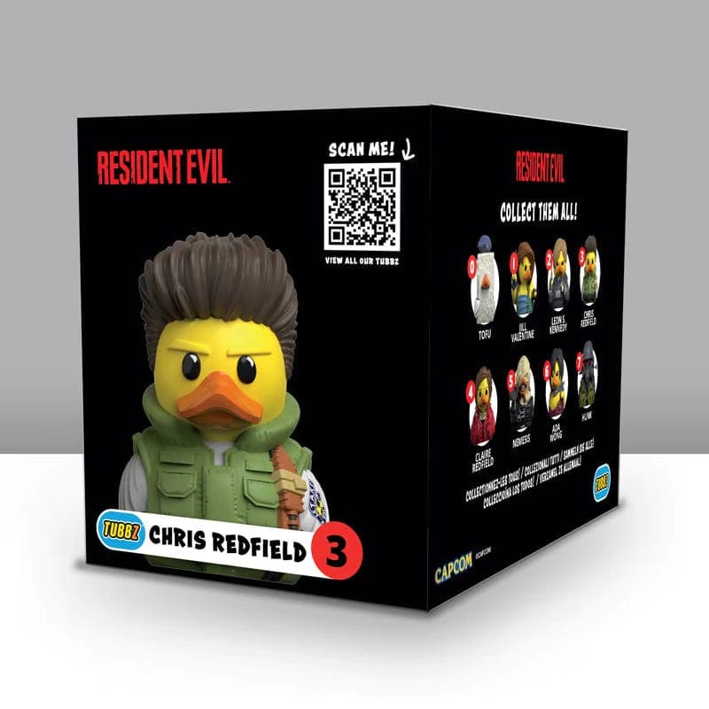 Resident Evil Tubbz PVC Figure Chris Redfield Boxed Edition - Numskull Mini-figures