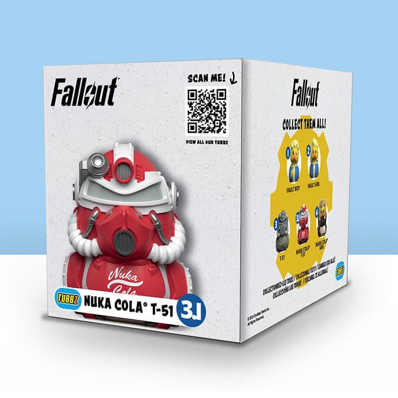Fallout Tubbz PVC Figure Nuka Cola T-51 Boxed Edition - Numskull Mini-figures