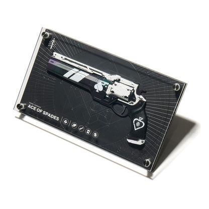 Destiny Replica Plaque Ace of Spades 30 cm - Numskull Replicas: down-scaled
