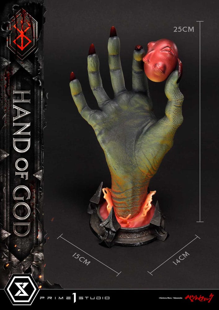 Berserk Life Scale Masterline Series Statue Hand of God 25 cm - Prime 1 Studio Statues & Busts