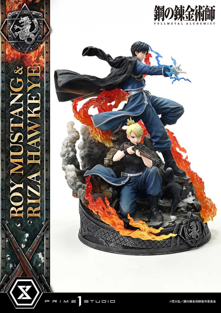 Fullmetal Alchemist Concept Masterline Statue 1/6 Roy Mustang & Riza Hawkeye Regular Version 50 cm - Prime 1 Studio Statues & Busts
