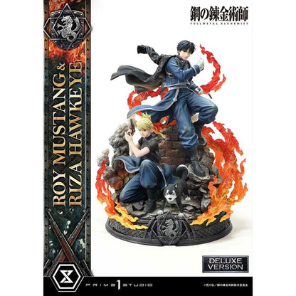 Fullmetal Alchemist Concept Masterline Statue 1/6 Roy Mustang & Riza Hawkeye Deluxe Version 50 cm - Prime 1 Studio Statues & Busts