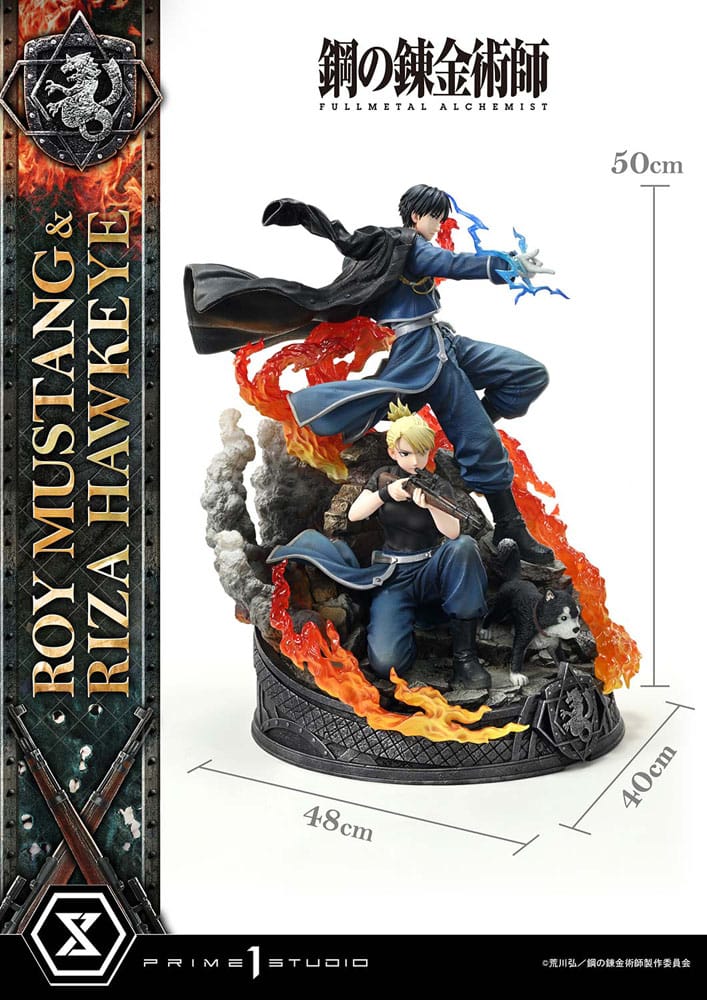 Fullmetal Alchemist Concept Masterline Statue 1/6 Roy Mustang & Riza Hawkeye Deluxe Version 50 cm - Prime 1 Studio Statues & Busts