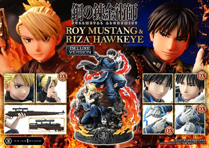 Fullmetal Alchemist Concept Masterline Statue 1/6 Roy Mustang & Riza Hawkeye Deluxe Version 50 cm - Prime 1 Studio Statues & Busts