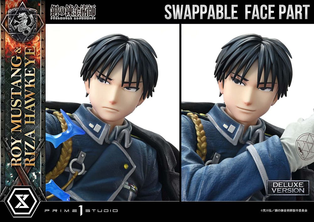 Fullmetal Alchemist Concept Masterline Statue 1/6 Roy Mustang & Riza Hawkeye Deluxe Version 50 cm - Prime 1 Studio Statues & Busts